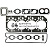RE527832 Верхний набор прокладок John Deere 6068H PowerTech (24 Valve)